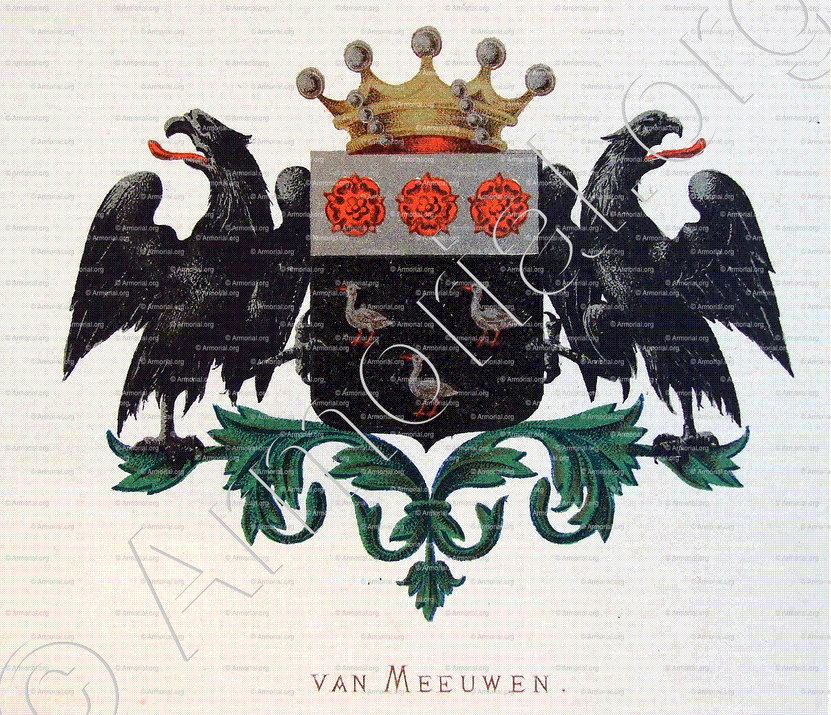 van MEEUWEN_Wapenboek van den Nederlandschen Adel door J.B.Rietstap 1883 1887_Nederland