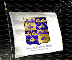 drapeau-RIOM du FOURT de PRADT_Dufour de Pradt. Auvergne._France (1)