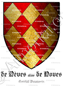 De NÉVES alias de NOVES