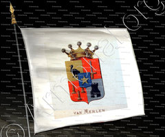 drapeau-Van MERLEN_Wapenboek van den Nederlandschen Adel door J.B.Rietstap 1883 1887_Nederland