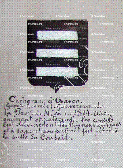 CACHERANO d'OSASCO_Armorial Nice. (J. Casal, 1902) (Bibl. mun. de Nice)_France
