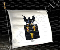 drapeau-D'AOUST_Armorial royal des Pays-Bas_Europe