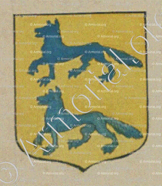 La Communauté des habitants d'Anjutin (Danjoutin) et Trétudent (Trétudans) (Alsace)_Blason enregistré sous le règne de Louis XIV_France 