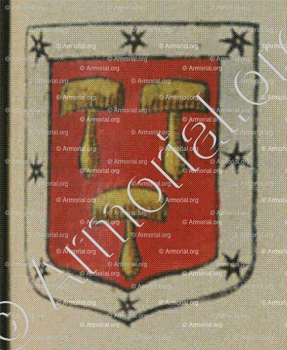 MONCHY (Alsace)_Blason enregistré sous le règne de Louis XIV_France 