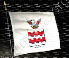 drapeau-D'ARCKEL_Armorial royal des Pays-Bas_Europe