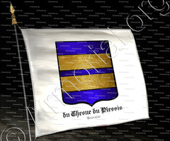drapeau-du CHESNE du PLESSIS_Touraine_France