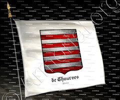 drapeau-de CHOURSES_Maine_France