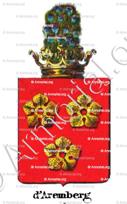 D'AREMBERG_Armorial royal des Pays-Bas_Europe