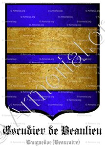 ESCUDIER de BEAULIEU