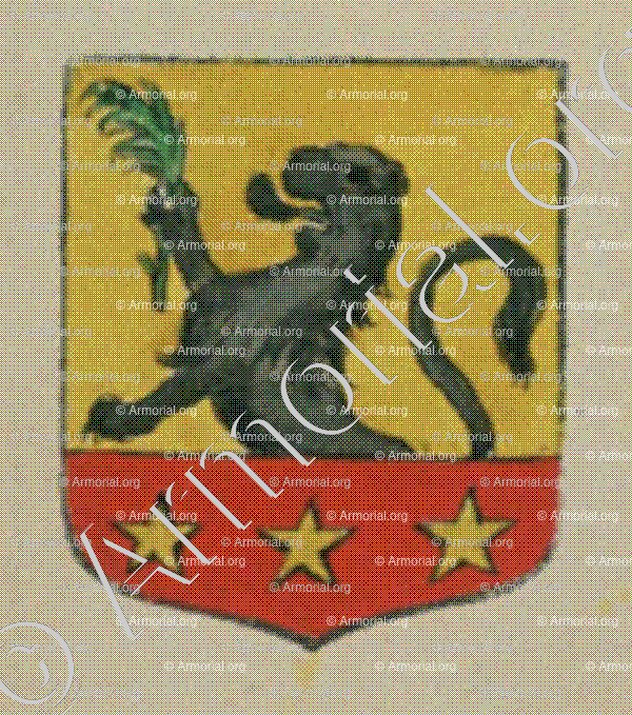 MONTBERRY (Alsace)_Blason enregistré sous le règne de Louis XIV_France 