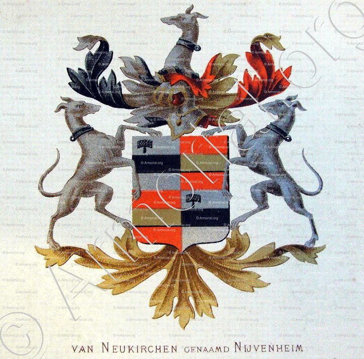 Van NEUKIRCHEN genaamd NIJVENHEIM_Wapenboek van den Nederlandschen Adel door J.B.Rietstap 1883 1887_Nederland