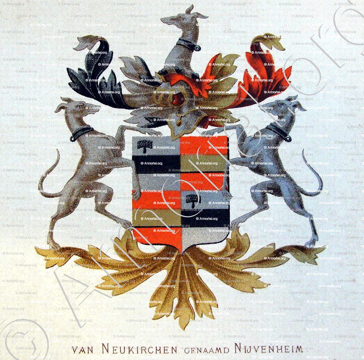 Van NEUKIRCHEN genaamd NIJVENHEIM_Wapenboek van den Nederlandschen Adel door J.B.Rietstap 1883 1887_Nederland