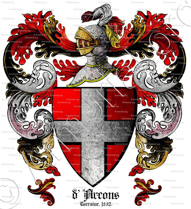 d'ARCONS_Lorraine, 1592._France (ii)