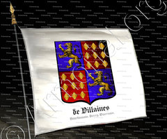 drapeau-de VILLAINES_Bourbonnais, Berry, Nivernais._France