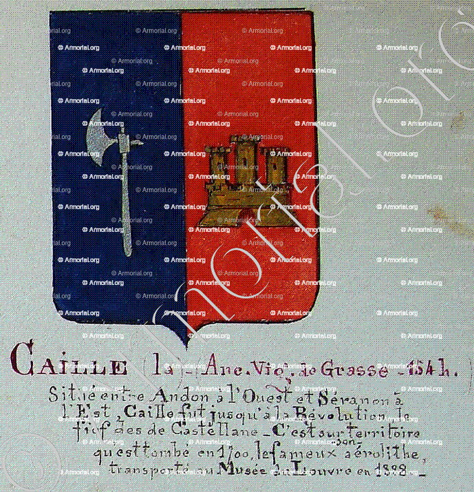 CAILLE_Armorial Nice. (J. Casal, 1902) (Bibl. mun. de Nice)_France (i)