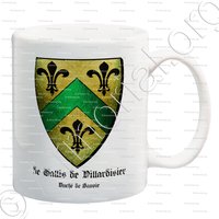 mug-de GALLIS de VILLARDISIER_Duché de Savoie. Ducato di Savoia. Piemonte Savoia._France Italia