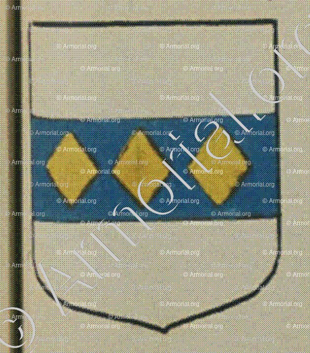 du HAN (Alsace)_Blason enregistré sous le règne de Louis XIV_France