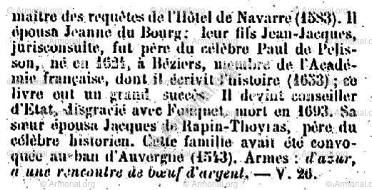 PELISSON de FONTANIER
