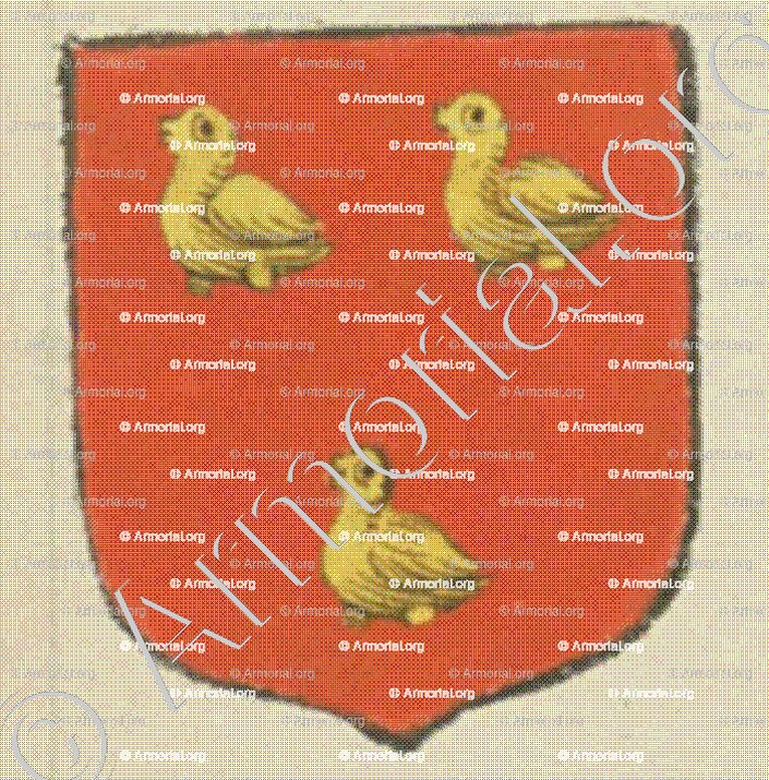 ROBEINNE (La Rochelle)_Blason enregistré sous le règne de Louis XIV._France