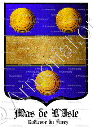 MAS DE L'ISLE_Noblesse du Forez_France (i)