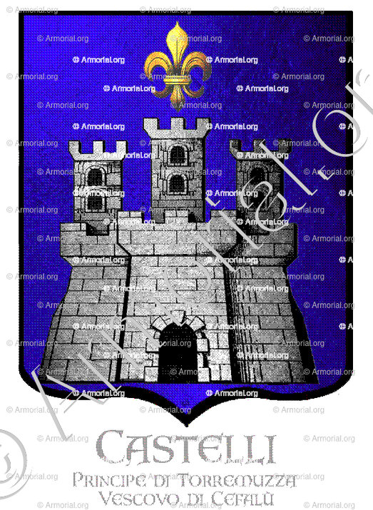 CASTELLI_Principe di Torremuzza. Vescovo di Cefalù. Sicilia._Italia (i)