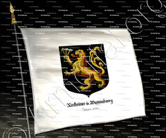 drapeau-NIEDHEIMER de WASENBOURG (Alsace)_Blason enregistré sous le règne de Louis XIV_France (2)