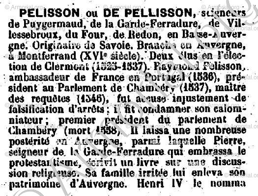 PELLISSON de FONTANIER