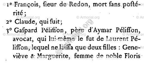 PÉLLISSON ou PELISSON