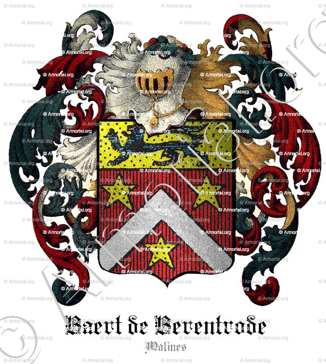 BAERT de BERENTRODE_Malines_France.