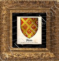 cadre-ancien-or-ALZON_De Alzono, famille de robe du Velay_France