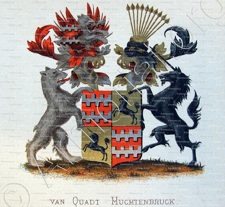 Van QUADT HUCHTENBRUCK_Wapenboek van den Nederlandschen Adel door J.B.Rietstap 1883 1887_Nederland