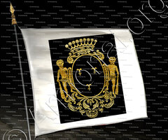 drapeau-ROQUELAURE_Guyenne, XVIIIe s._France (+)