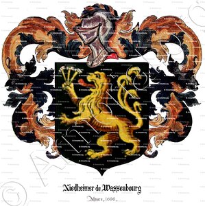 NIEDHEIMER de WASENBOURG (Alsace)