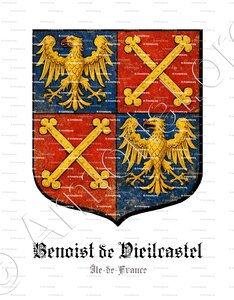 BENOIST de VIEILCASTEL (Île-de-France)