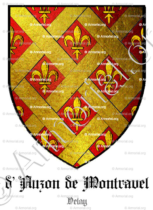 d'AUZON de MONTRAVEL_Velay_France