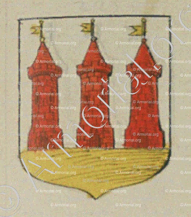 La Communauté des habitants de Giromagny (Alsace)_Blason enregistré sous le règne de Louis XIV_France 