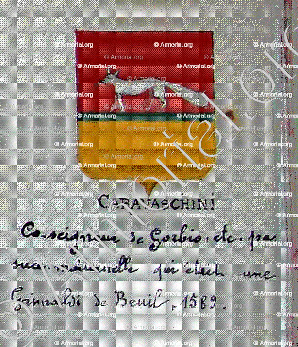 CARAVASCHINI_Armorial Nice. (J. Casal, 1902) (Bibl. mun. de Nice)_France (i)
