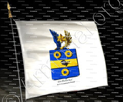 drapeau-DE BILLEHE DE VALANSART_Armorial royal des Pays-Bas_Europe