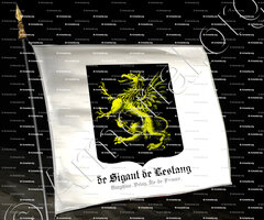 drapeau-de SIGAUD de l'ESTANG_Dauphiné. Velay, Île-de-France_France