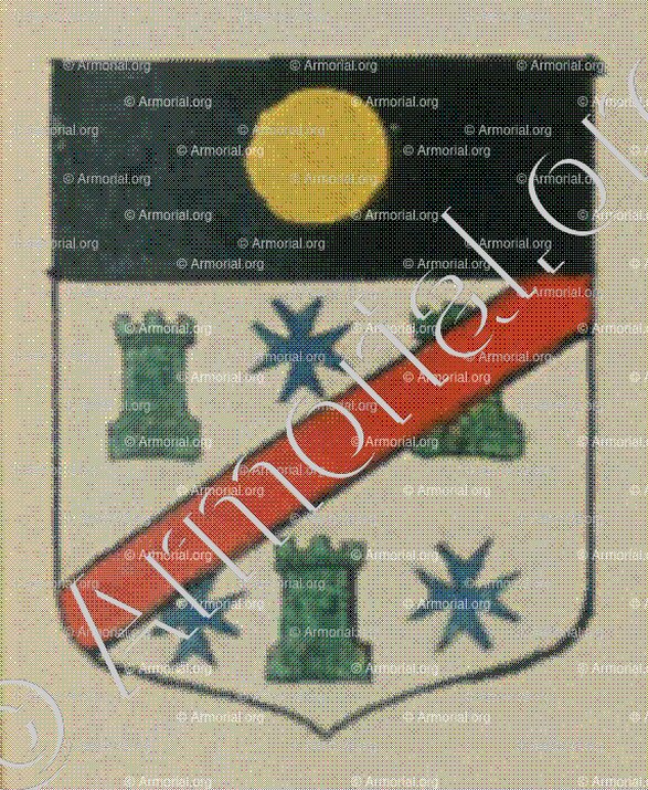 du SAUTOI (Alsace)_Blason enregistré sous le règne de Louis XIV_France