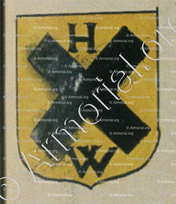 La Communauté des habitants de Holtzweyr (Holtzwihr) et Wickersweyr (Wickerschwihr) (Alsace)_Blason enregistré sous le règne de Louis XIV_France 