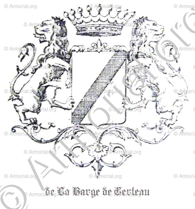 DE LA BARGE DE CERTEAU_Dauphiné, Lyonnais._France