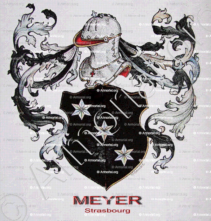 MEYER_Stasbourg. (Armorial Daniel Sandoz, 1996)._France (ii)