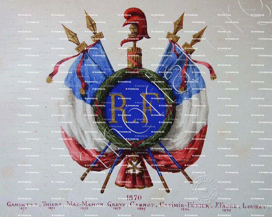 CASIMIR PERIER (Président, 1894)_Armorial Nice. (J. Casal, 1902) (Bibl. mun. de Nice)_France (i)