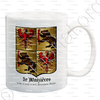mug-de WAIZIERES_Tournaisis. Comté de Flandre. Famille noble en 1623 et 1670._France Belgique