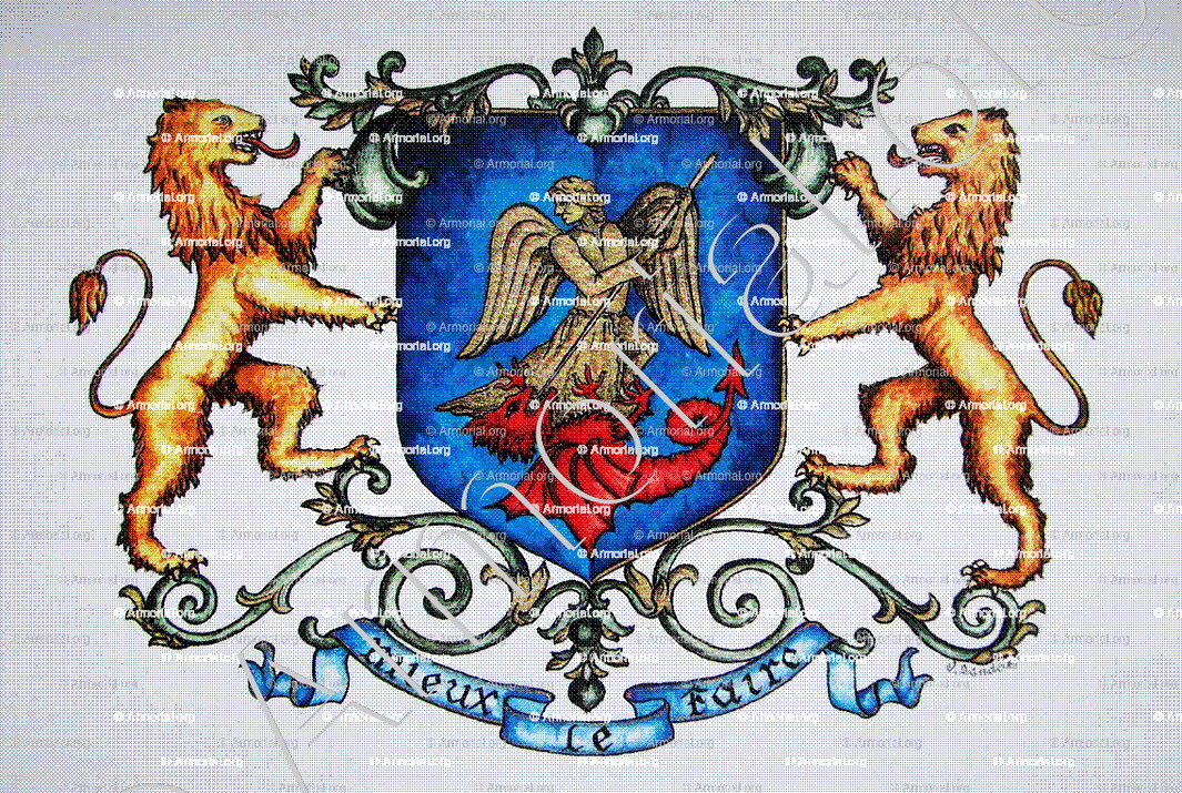 MICHELIN_peinture_Armorial Daniel Sandoz, 1996.