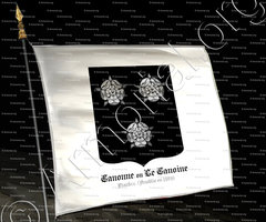 drapeau-CANONNE ou LE CANOINE_Flandre (anoblie en 1505)._France