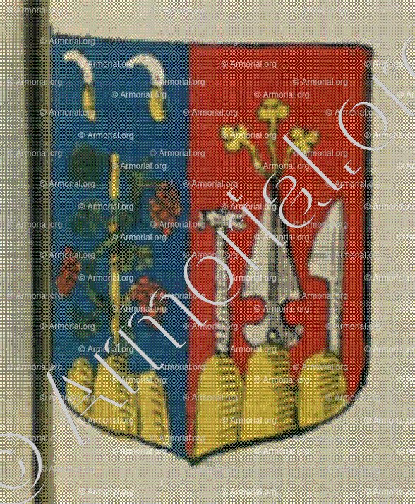 La Communauté des habitants de la ville de Berckeim (Bergheim) (Alsace)_Blason enregistré sous le règne de Louis XIV_France 