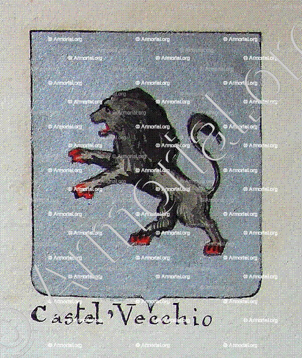 CASTEL' VECCHIO_Armorial Nice. (J. Casal, 1902) (Bibl. mun. de Nice)_France (i)