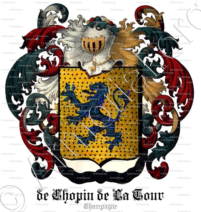 de CHOPIN de LA TOUR_Champagne_France